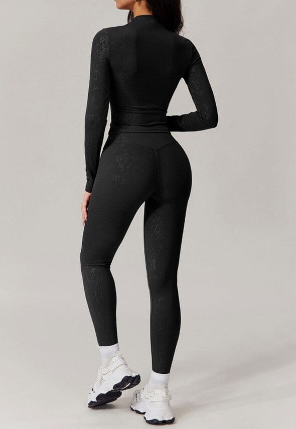 Synchronized Performance Gym Set - Leggings + Long Sleeve Sets Starlethics 