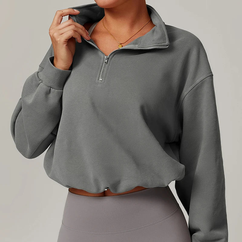 Rank High Collar Sweatshirt Starlethics