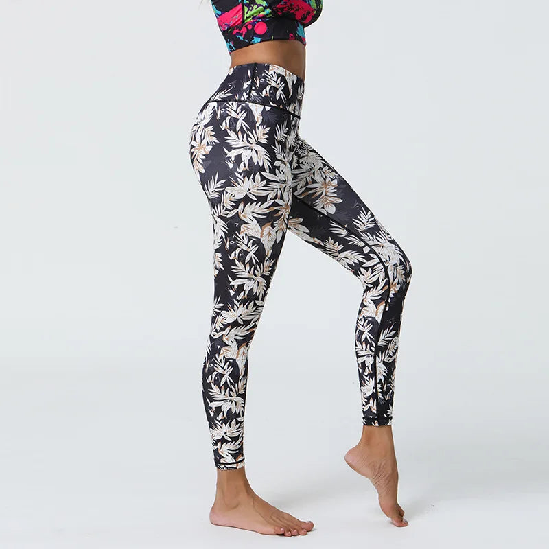 Enchanting Floral Printed Leggings Starlethics