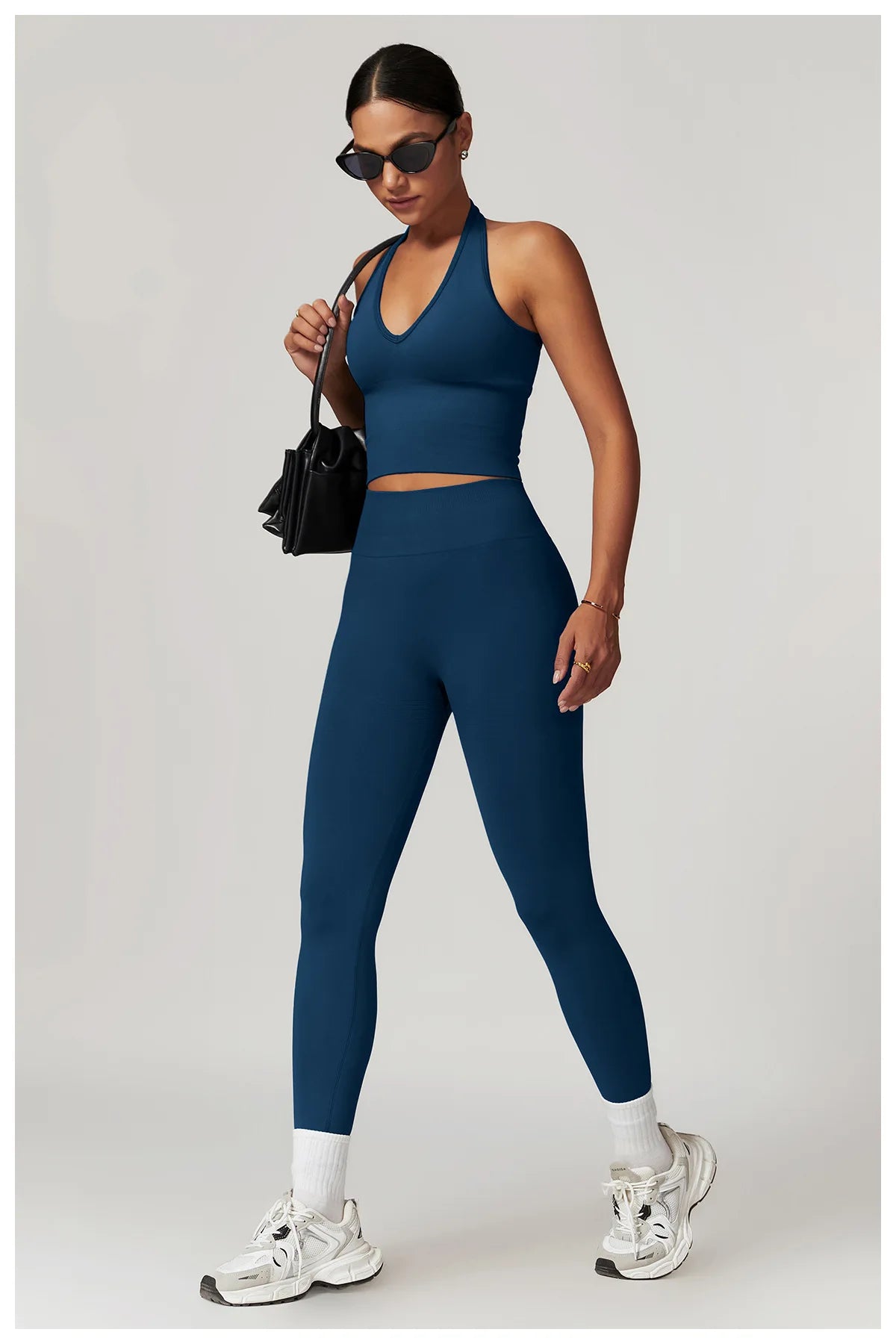 Momentum Seamless V-line Gym Set - Leggings + Top Sets Starlethics 