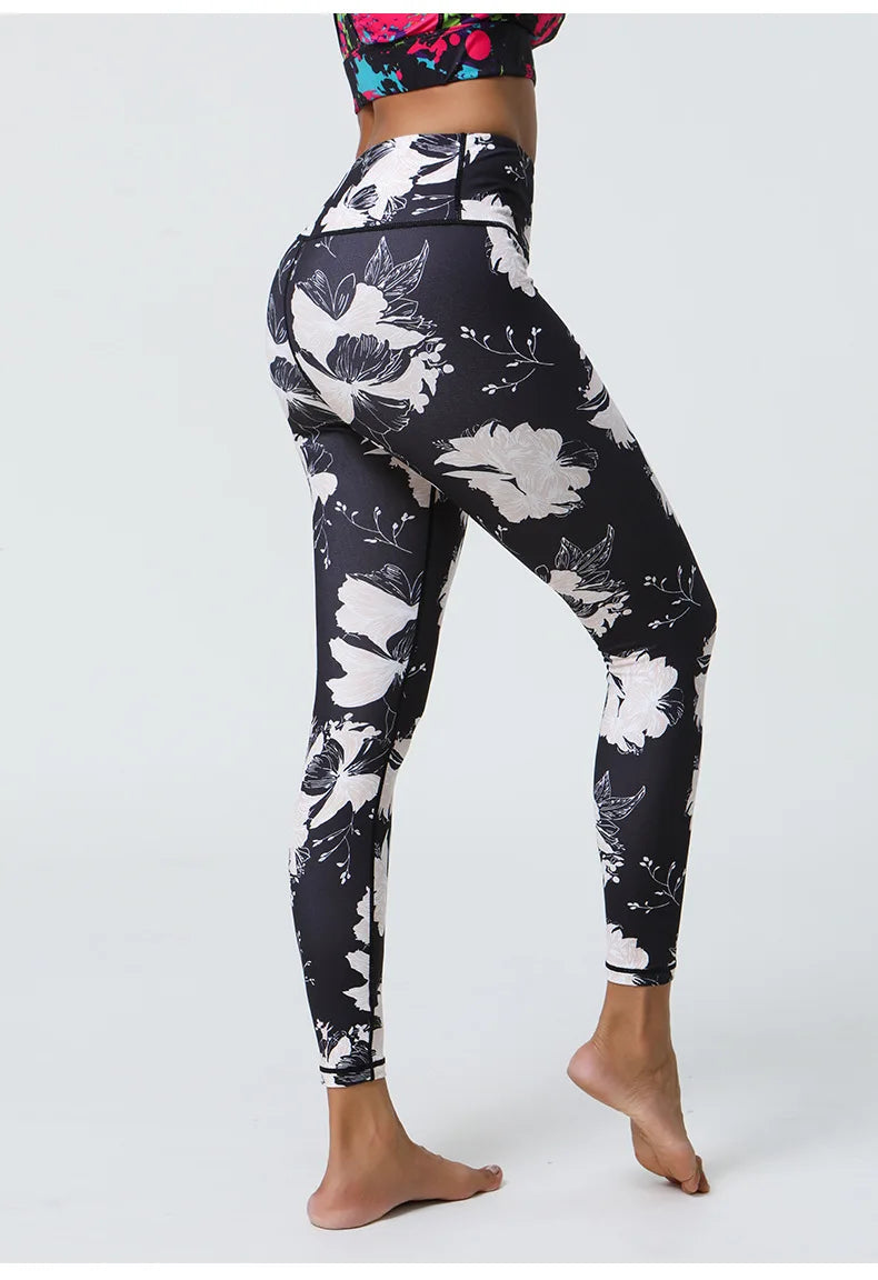 Enchanting Floral Printed Leggings Starlethics