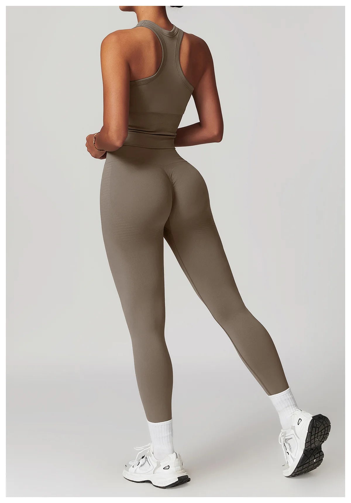 Momentum Seamless Racerback Gym Set - Leggings + Top Sets Starlethics 