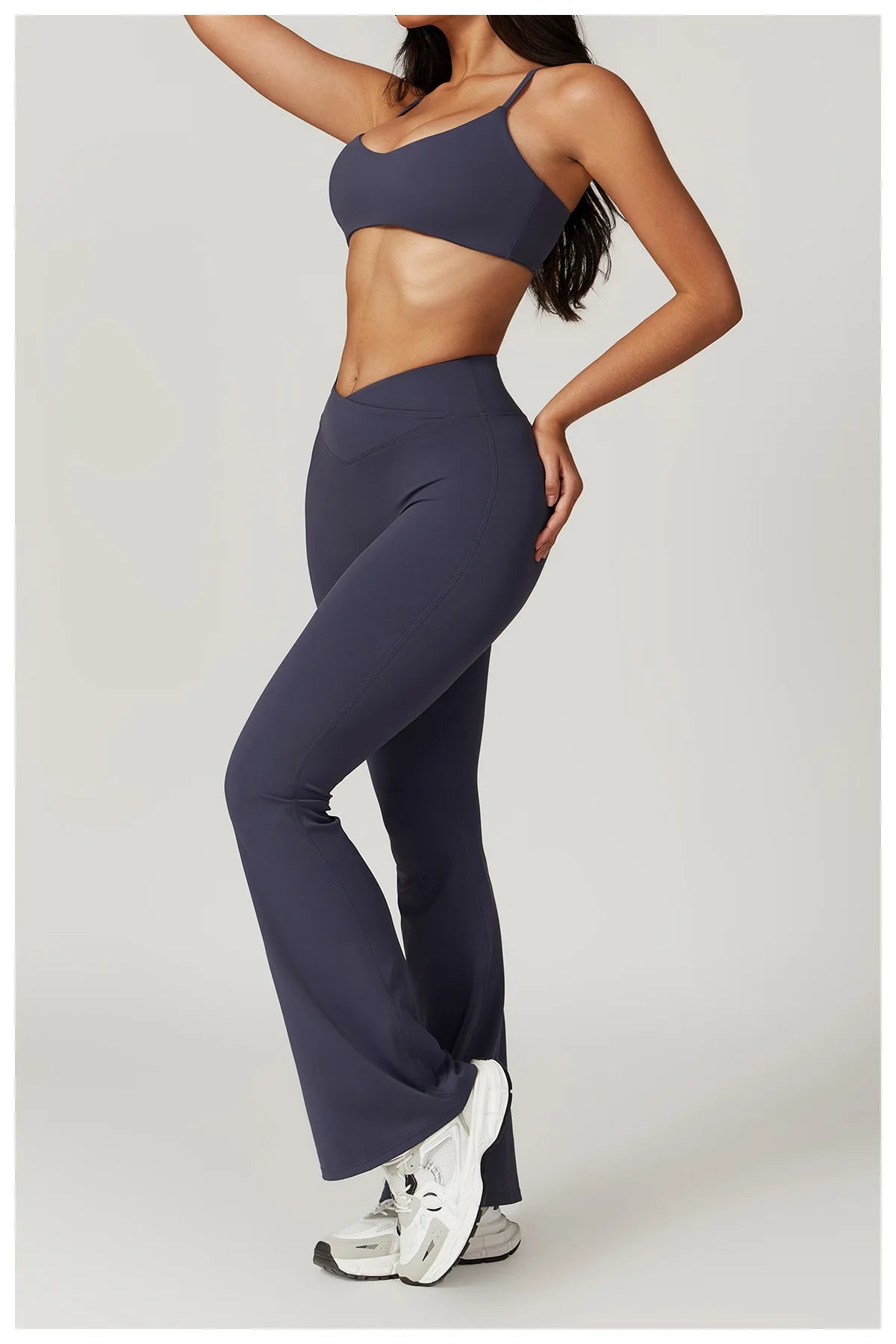 Active Wanders Flared Gym Set - Leggings + Bra Sets Starlethics 