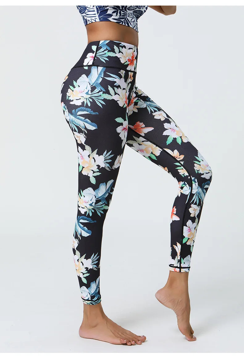 Enchanting Floral Printed Leggings Starlethics