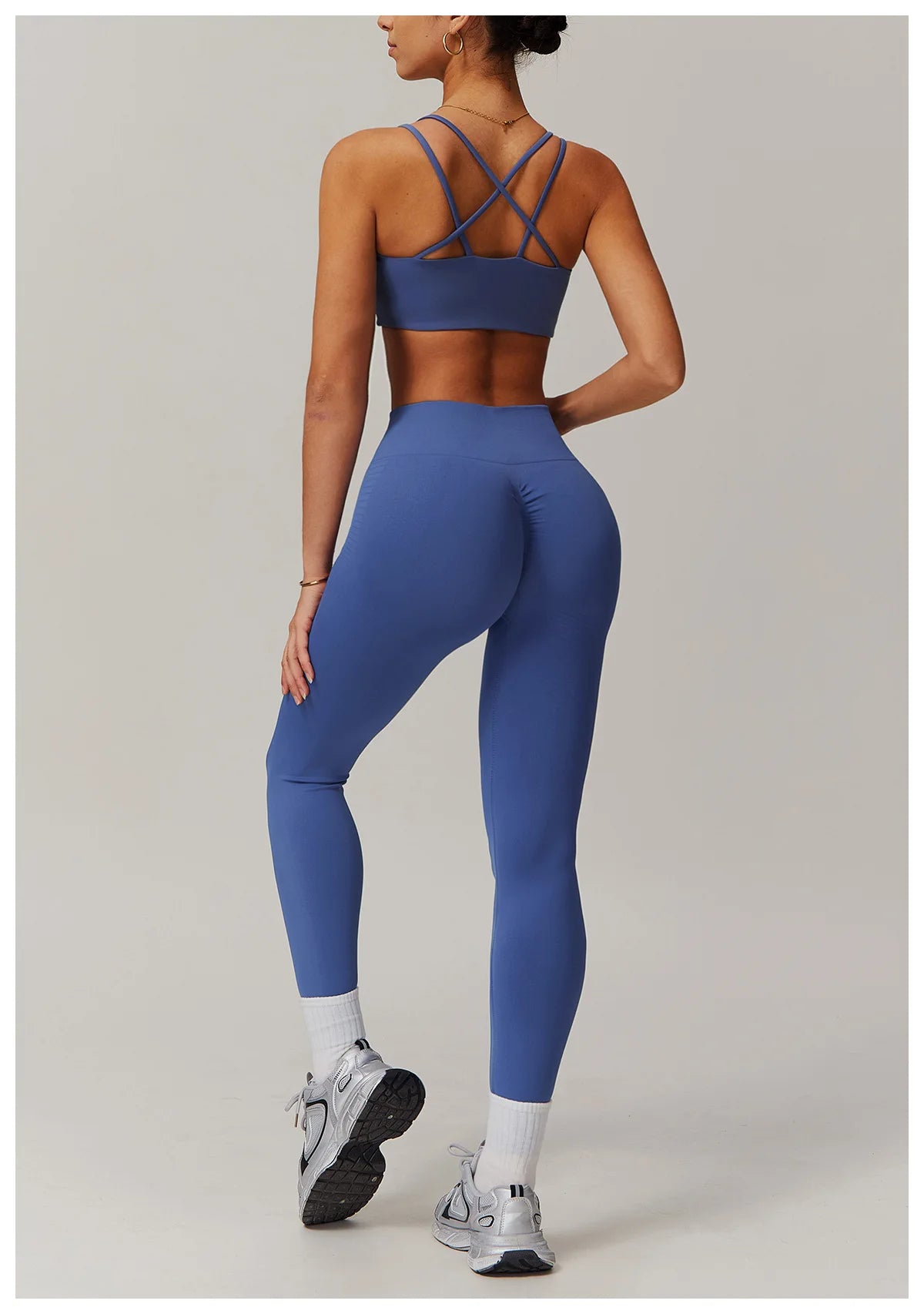 Engraved Seamless Gym Set - Leggings + Top Sets Starlethics 