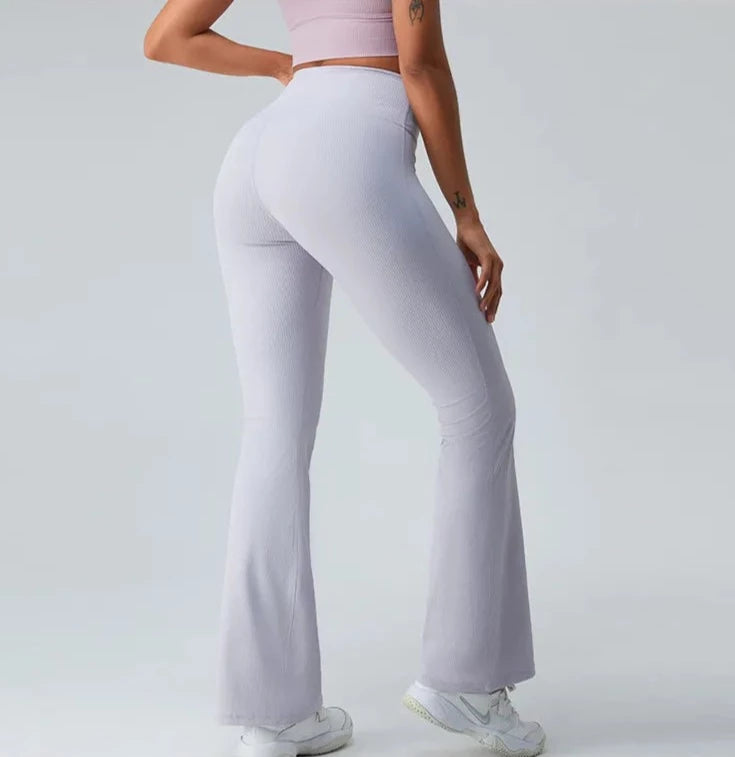 Flared trousers - White - Ladies | H&M IN