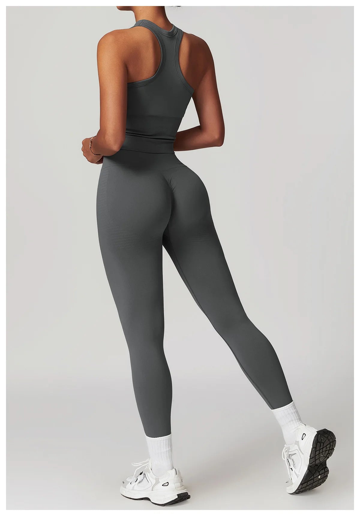 Momentum Seamless Racerback Gym Set - Leggings + Top Sets Starlethics 