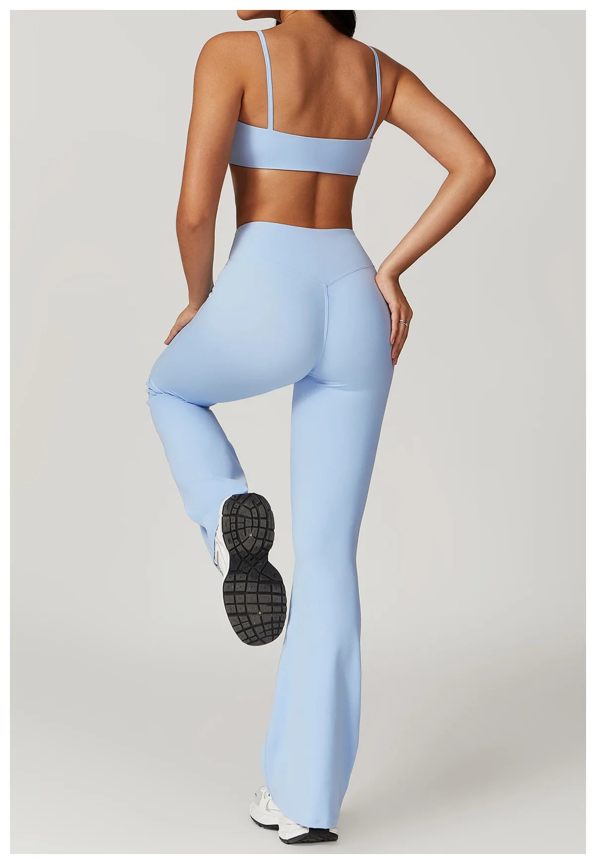 Active Wanders Flared Gym Set - Leggings + Bra Sets Starlethics 