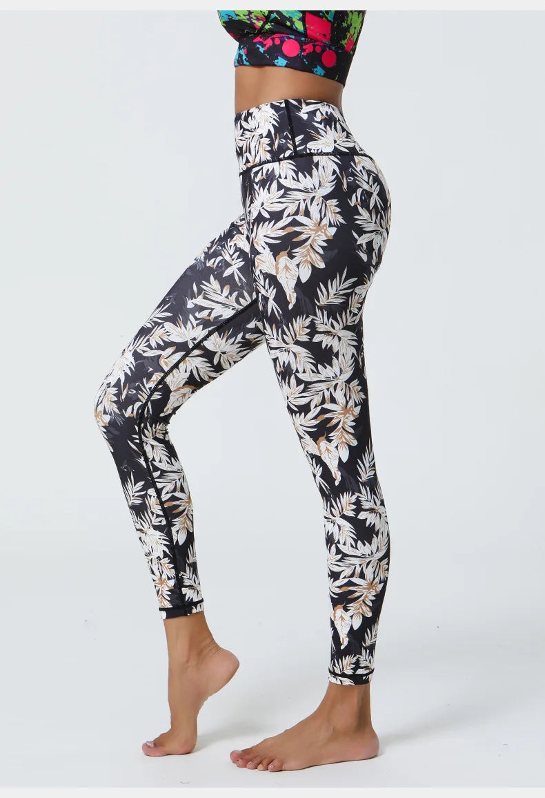 Enchanting Floral Printed Leggings Starlethics