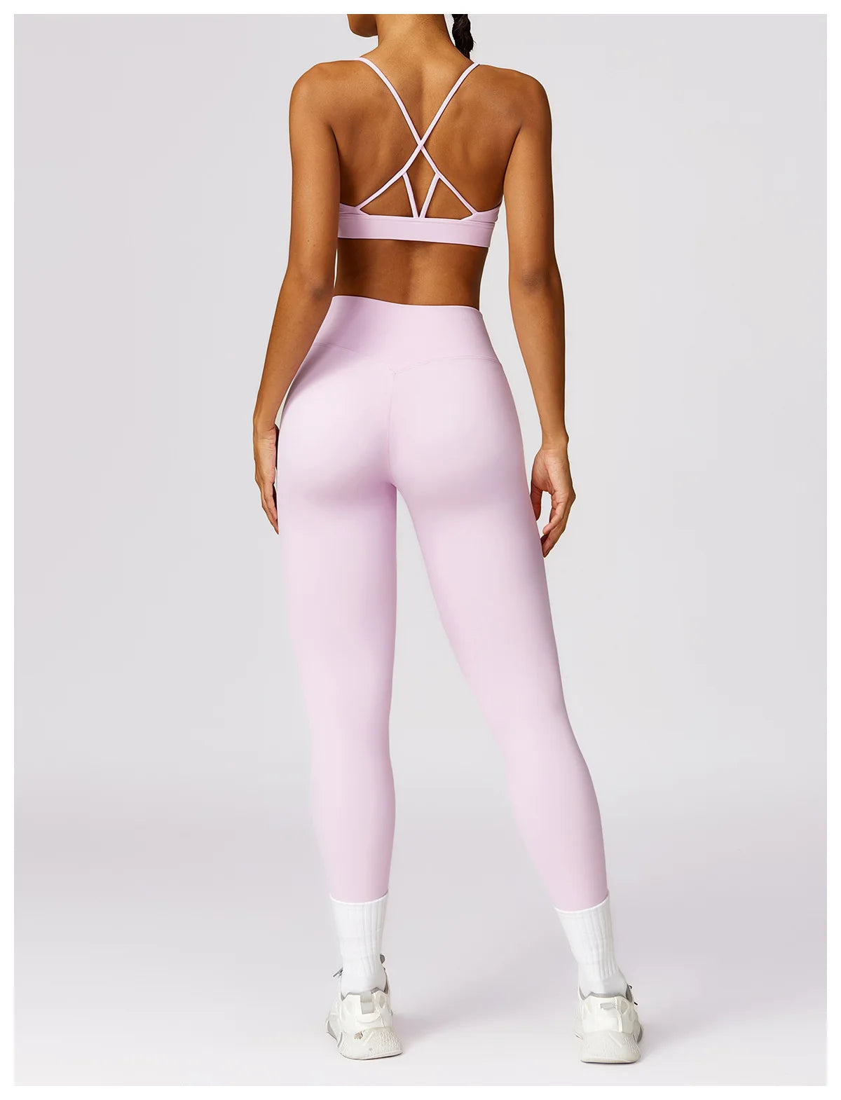 Influence Crisscross Gym Set - Leggings + Bra Starlethics