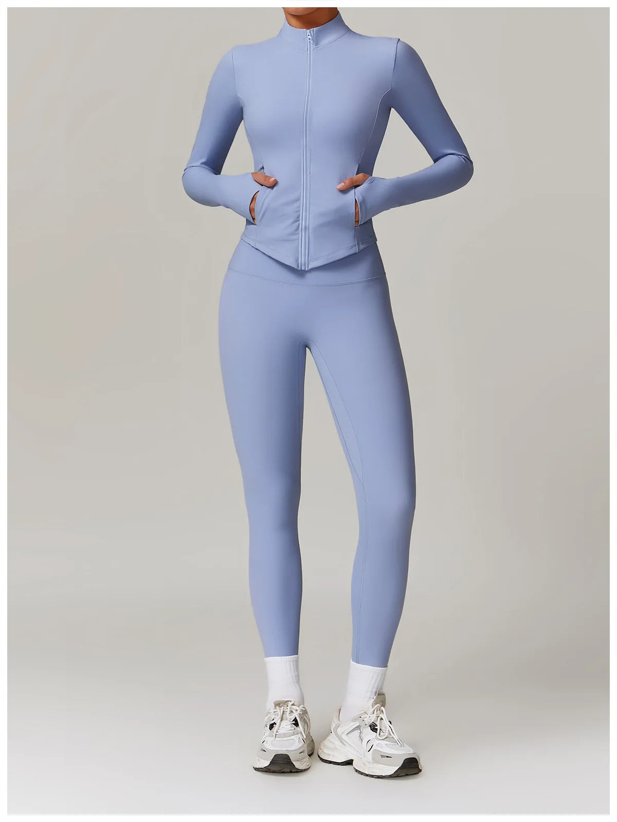 Spellbound Tracksuit Gym Set - Leggings + Top Sets Starlethics Light Blue S 