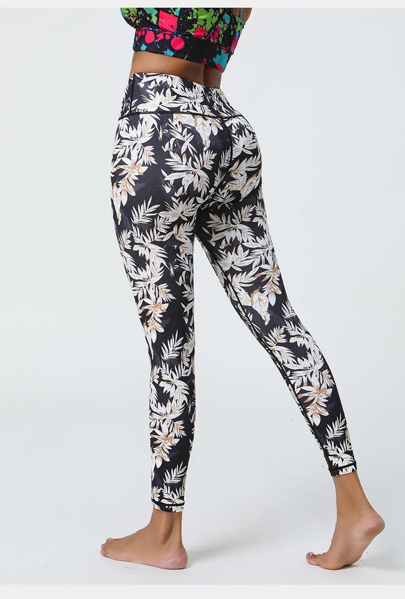 Enchanting Floral Printed Leggings Starlethics