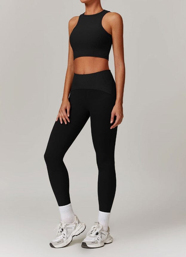 Infinite Racerback Gym Set - Leggings + Top Sets Starlethics 