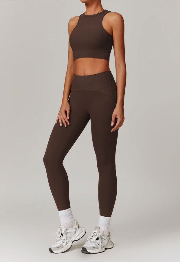 Infinite Racerback Gym Set - Leggings + Top Sets Starlethics 