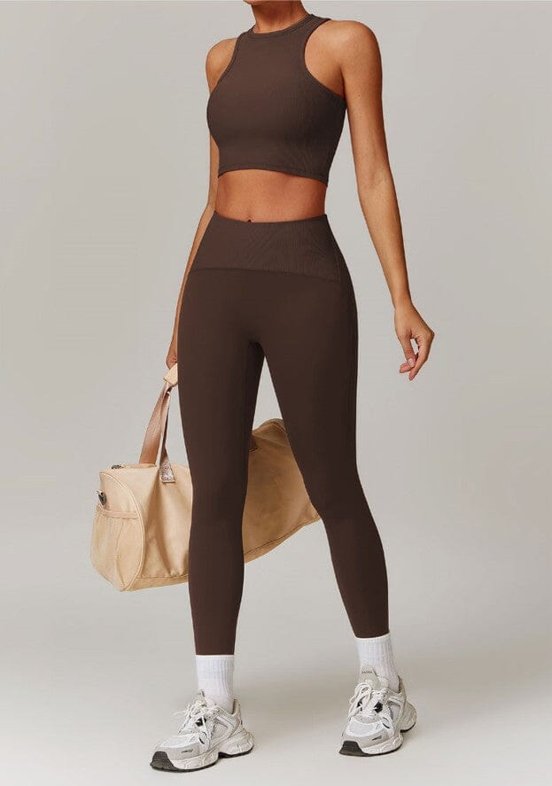 Infinite Racerback Gym Set - Leggings + Top Sets Starlethics 