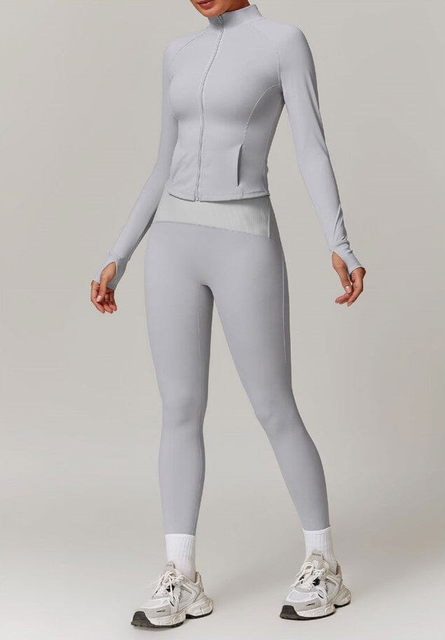 Infinite Jacket Gym Set - Leggings + Top Sets Starlethics 