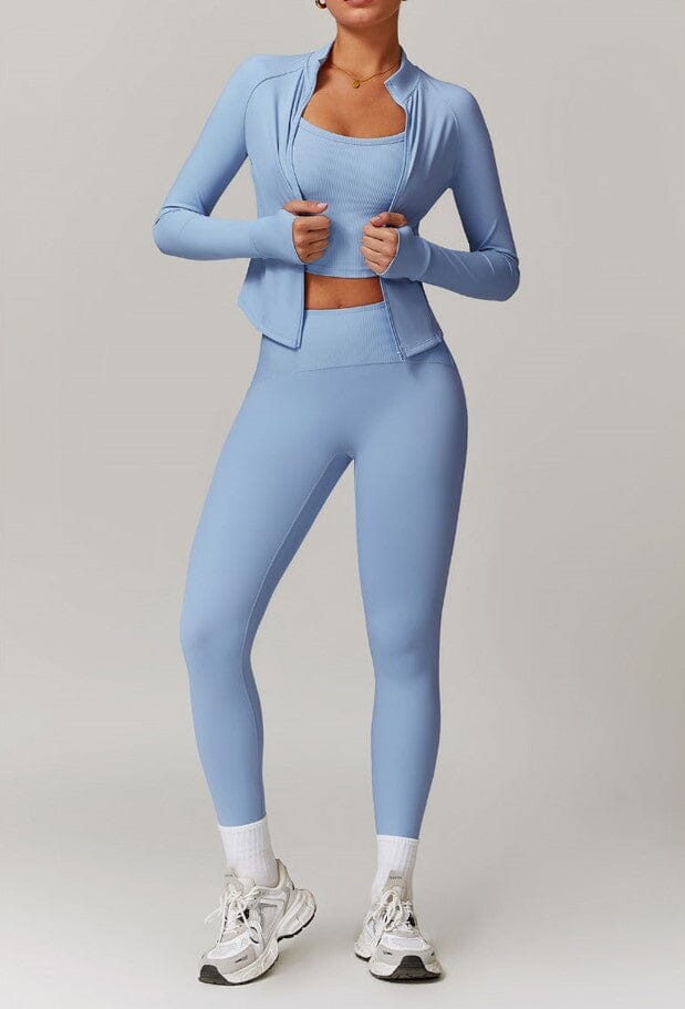 Infinite Jacket Gym Set - Leggings + Top Sets Starlethics 