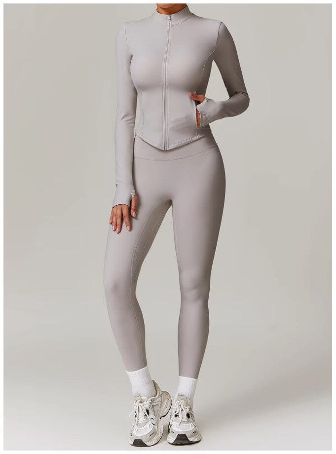 Spellbound Tracksuit Gym Set - Leggings + Top Sets Starlethics Frost Gray S 