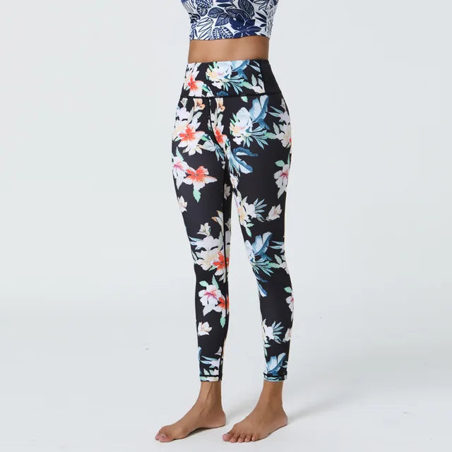 Enchanting Floral Printed Leggings Starlethics