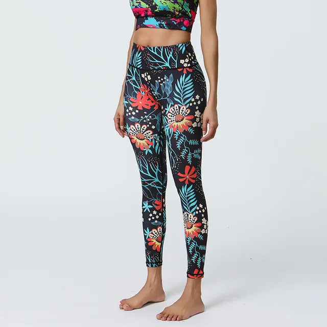 Enchanting Floral Printed Leggings Starlethics