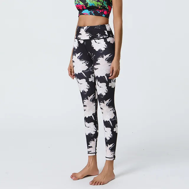 Enchanting Floral Printed Leggings Starlethics