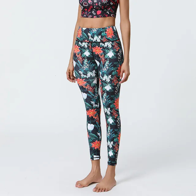 Enchanting Floral Printed Leggings Starlethics