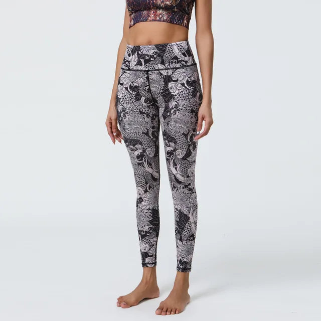 Enchanting Floral Printed Leggings Starlethics