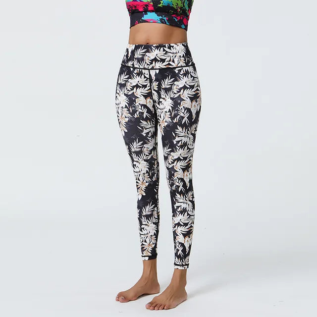 Enchanting Floral Printed Leggings Starlethics