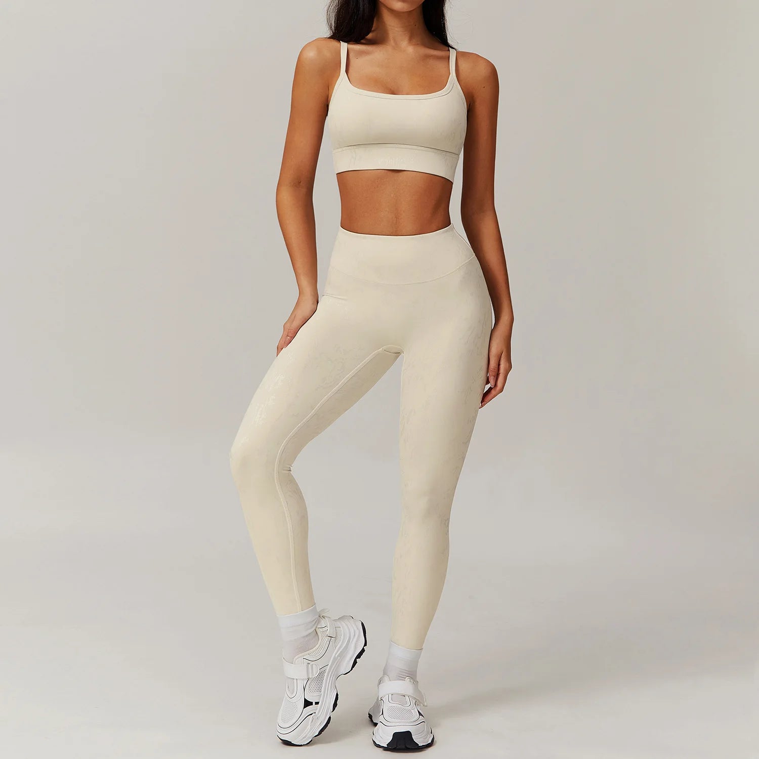 Starlethics-Synchronized Performance Gym Set - Leggings + Bra