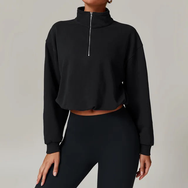 Rank High Collar Sweatshirt Starlethics