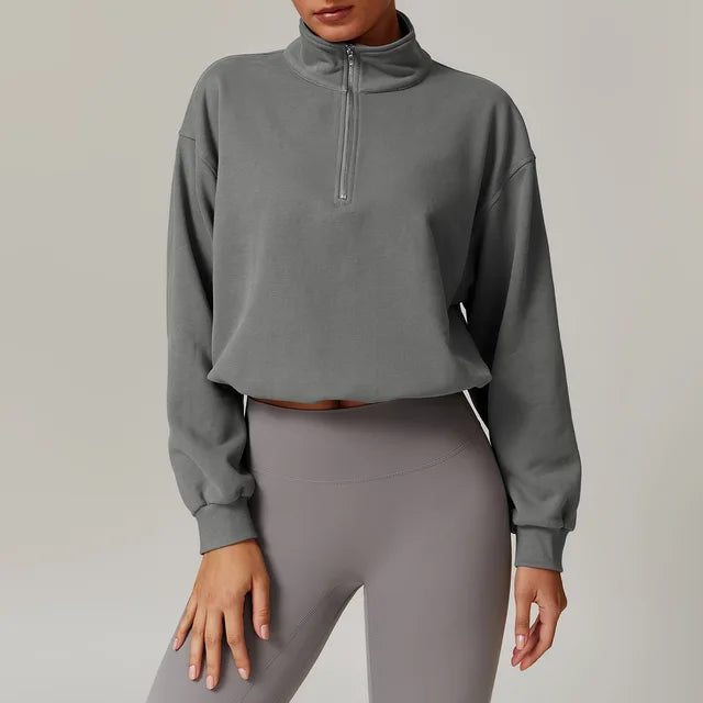 Rank High Collar Sweatshirt Starlethics