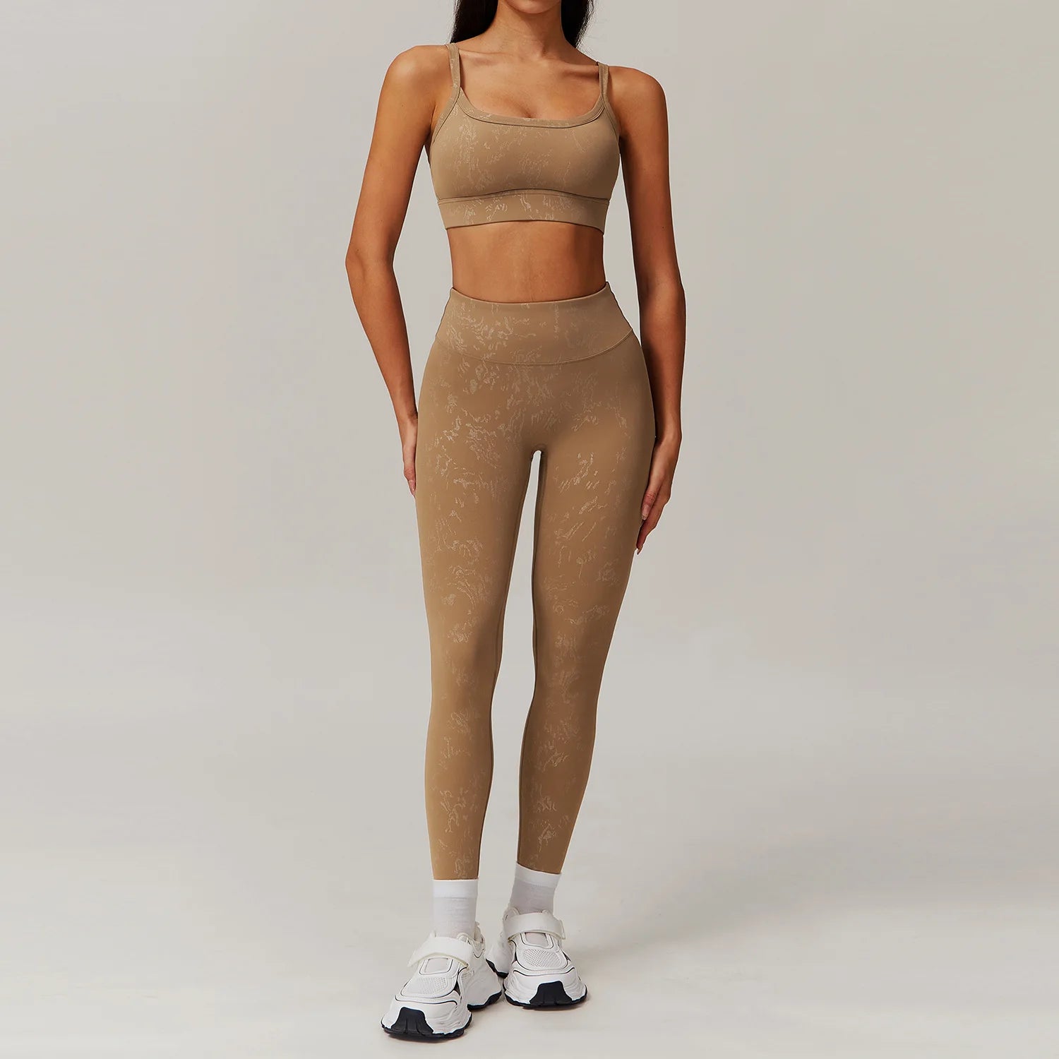 Starlethics-Synchronized Performance Gym Set - Leggings + Bra