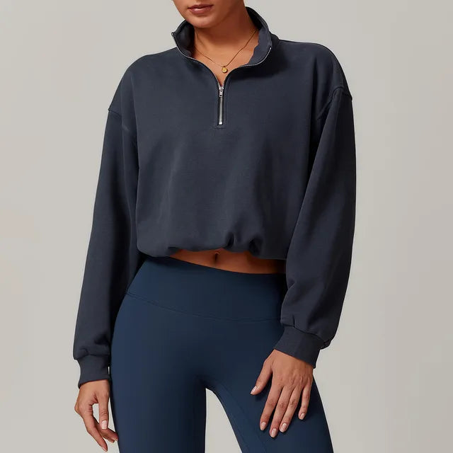 Rank High Collar Sweatshirt Starlethics