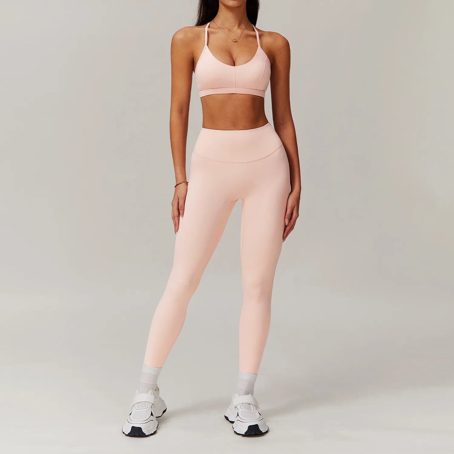 Starlethics - Engulfed Athletic Gym Set - Leggings + Top