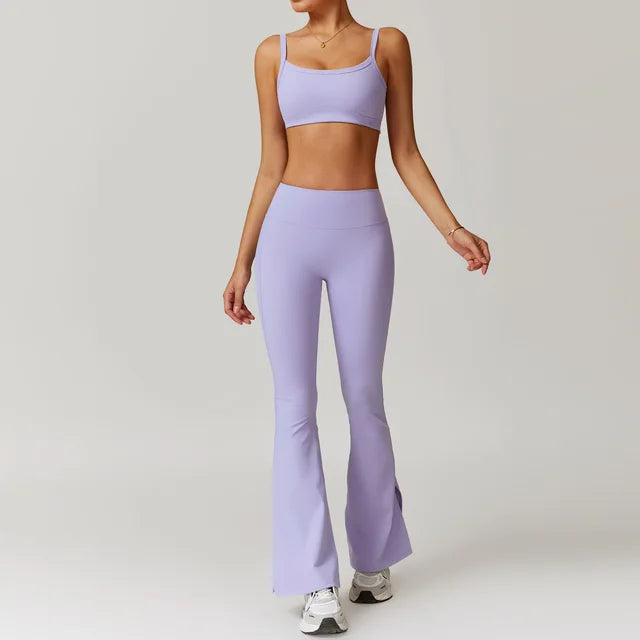 Obsession Flared Gym Set - Leggings + Bra Starlethics