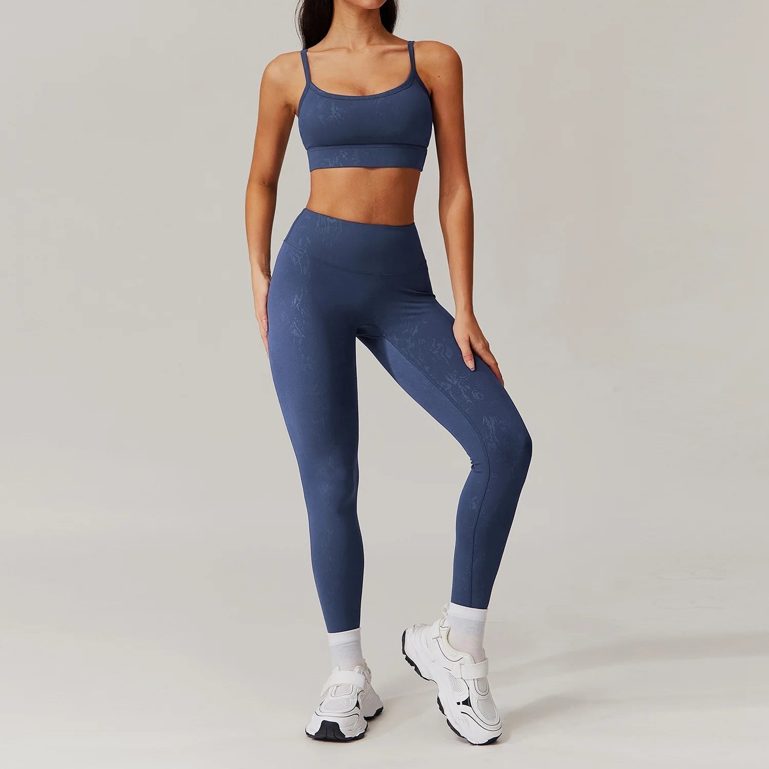 Starlethics-Synchronized Performance Gym Set - Leggings + Bra