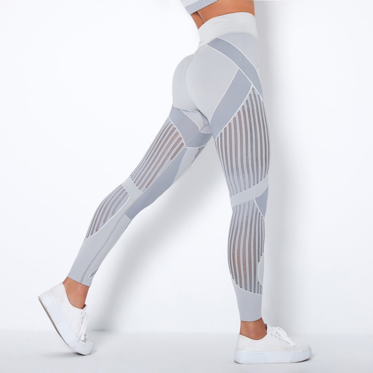 Seamless Gradient Stripe Workout Legging