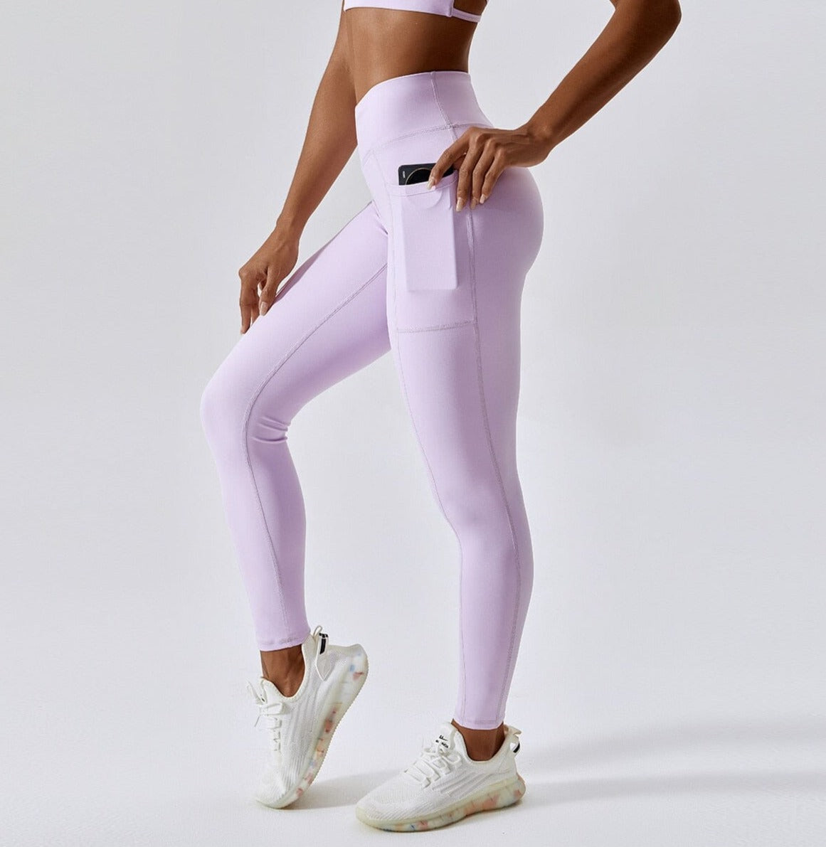 NCLAGEN 2021 Spring Yoga Pants Gym Double Side Running No Camel Toe Tight  High Waist Sport Workout Quick Dry Female Naked Feel