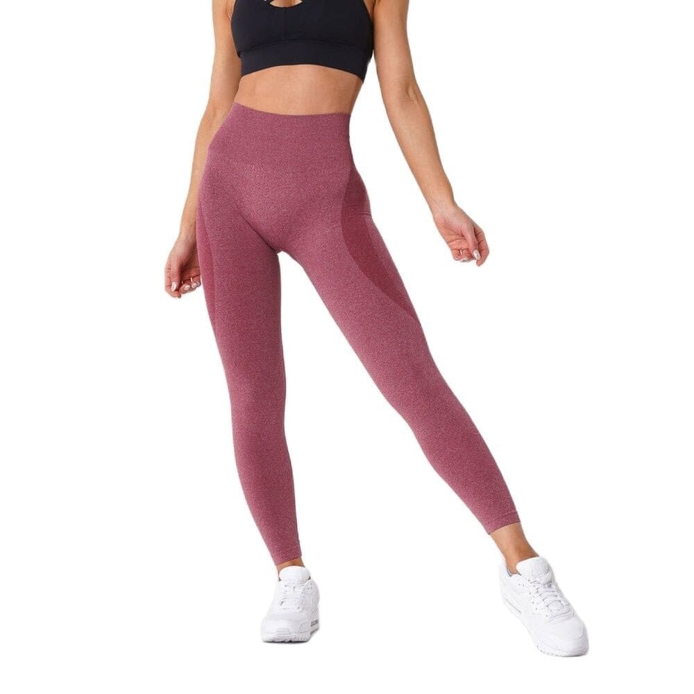 New M Pink Seamless Workout Medium Legging Lilac Ombre Victoria
