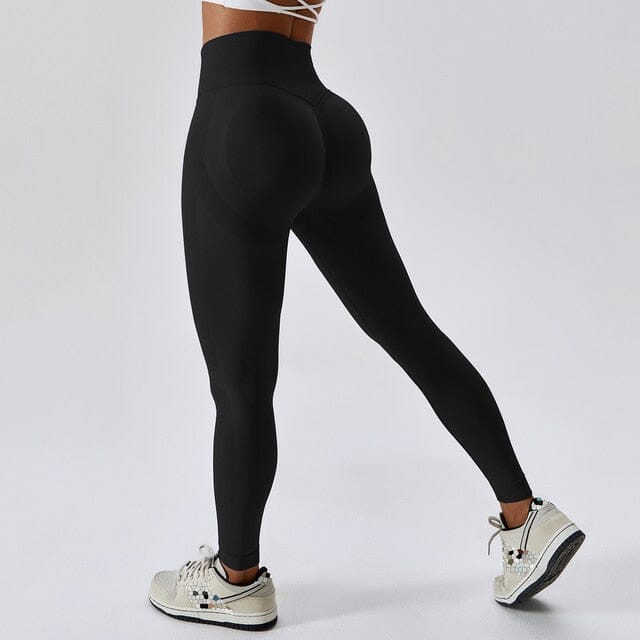 Women's Yoga Leggings Hip Lifting Exercise Fitness Casual Running High  Waist Yoga Pants Black at  Women's Clothing store